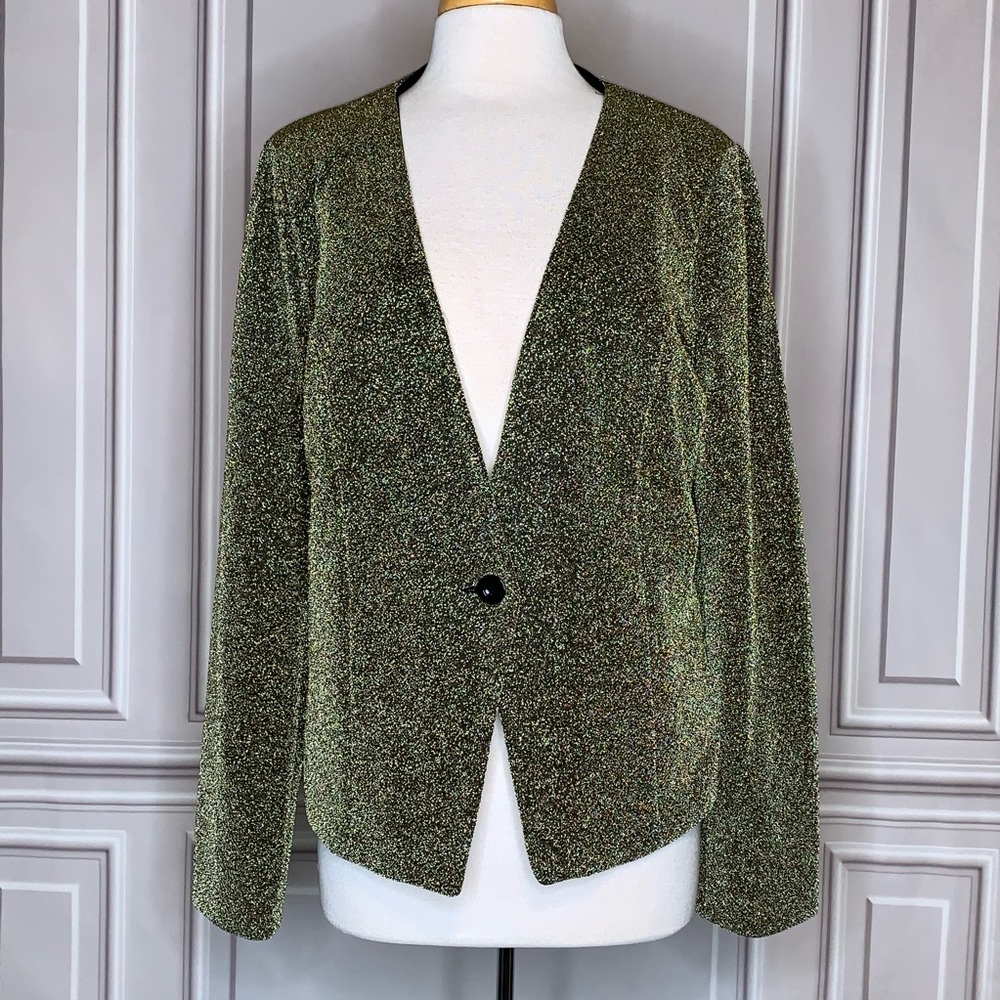 Forever 21+ gold blazer. Size 1X.